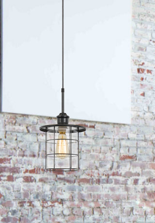 Silverton One Light Pendant in Dark Bronze