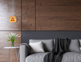 Dimmable with Lutron Brand Dimmers: DVCL-153P, SCL LED Mini Pendant in Amber/Yellow
