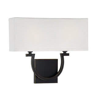 Rhodes Two Light Wall Sconce in Classic Bronze