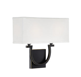 Rhodes Two Light Wall Sconce in Classic Bronze