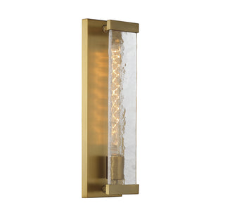 Alberta One Light Wall Sconce in Warm Brass