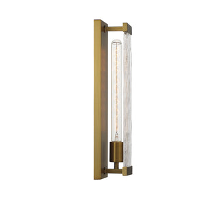 Alberta One Light Wall Sconce in Warm Brass
