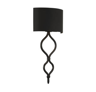 Como LED Wall Sconce in Matte Black