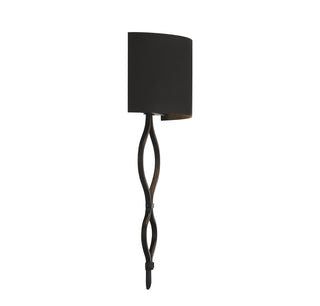 Como LED Wall Sconce in Matte Black