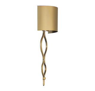 Como LED Wall Sconce in Warm Brass