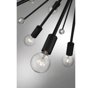 Galea 24 Light Chandelier in Matte Black