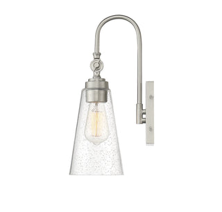 York One Light Wall Sconce in Satin Nickel