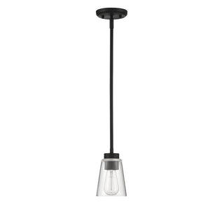 Calhoun One Light Mini-Pendant in Matte Black