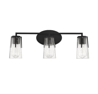 Sacremento Three Light Bath Bar in Black