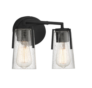 Sacremento Two Light Bath Bar in Black