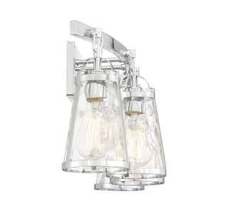 Albany Four Light Bath Bar in Polished Chrome