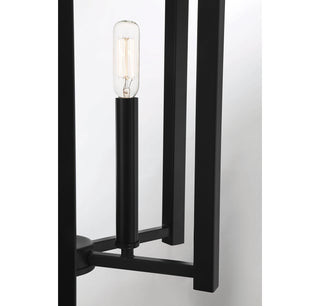 Benson Five Light Pendant in Matte Black