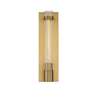 Willmar One Light Wall Sconce in Warm Brass