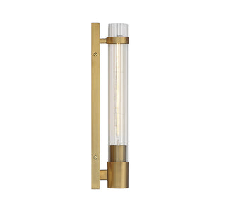 Willmar One Light Wall Sconce in Warm Brass