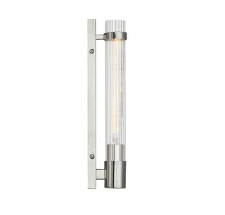 Willmar One Light Wall Sconce in Polished Nickel