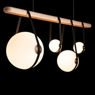 Derby Derby Linear 4-Light LED Pendant in Black