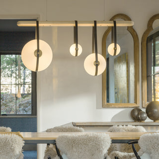 Derby Derby Linear 4-Light LED Pendant in Black