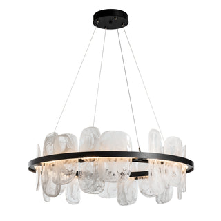 Vitre Vitre Circular LED Pendant in Black