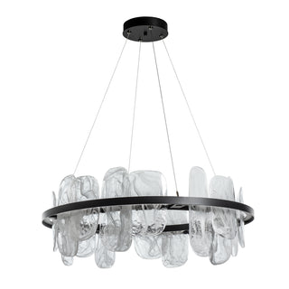 Vitre Vitre Circular LED Pendant in Black