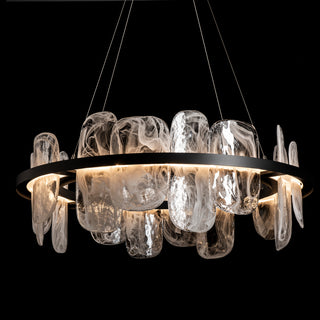 Vitre Vitre Circular LED Pendant in Black