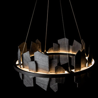 Ardesia Ardesia Circular LED Pendant in Black