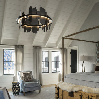 Ardesia Ardesia Circular LED Pendant in Black