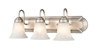 Compana Three Light Vanity in Satin Nickel