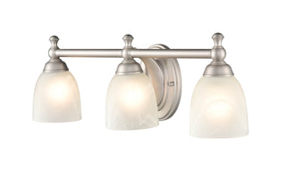 Three Light Vanity in Satin Nickel