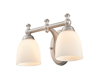 Two Light Vanity in Satin Nickel