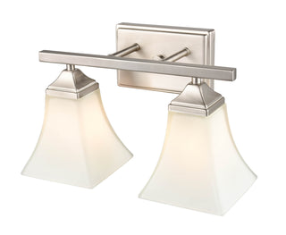 Two Light Vanity in Brushed Nickel