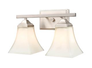 Two Light Vanity in Brushed Nickel