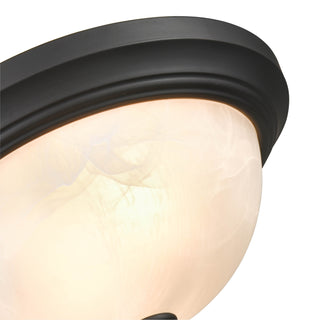 Whitton Two Light Flushmount in Matte Black