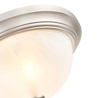 Whitton Two Light Flushmount in Satin Nickel