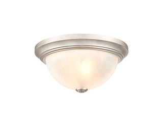 Whitton Two Light Flushmount in Satin Nickel