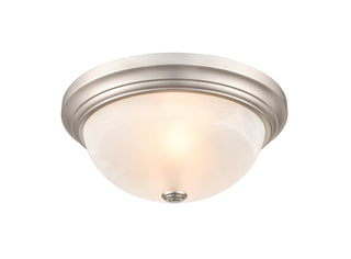 Whitton Two Light Flushmount in Satin Nickel