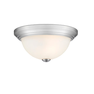Kipson Two Light Flushmount in Brushed Nickel