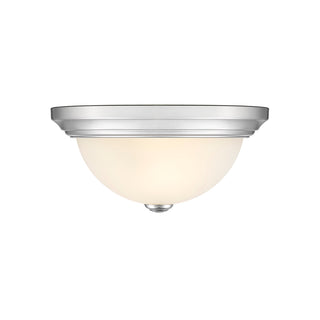 Kipson Two Light Flushmount in Brushed Nickel