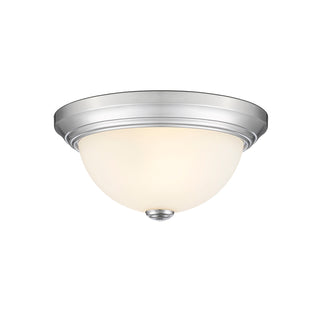 Kipson Two Light Flushmount in Brushed Nickel