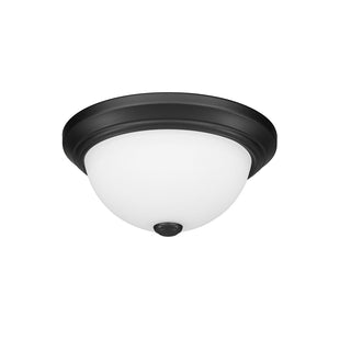 Kipson Two Light Flushmount in Matte Black