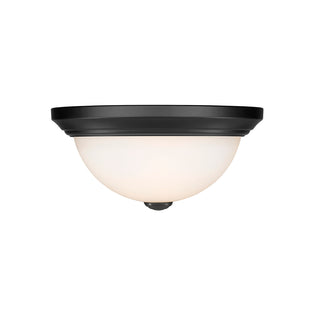 Kipson Two Light Flushmount in Matte Black