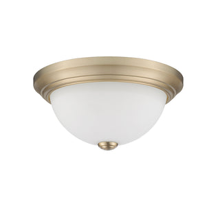 Kipson Two Light Flushmount in Modern Gold