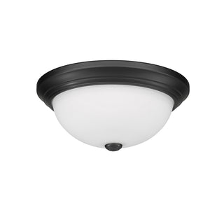 Kipson Two Light Flushmount in Matte Black