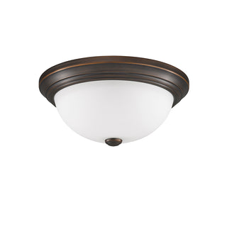Kipson Two Light Flushmount in Rubbed Bronze