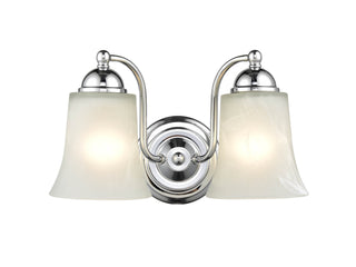 Abelia Two Light Vanity in Chrome