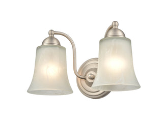 Abelia Two Light Vanity in Satin Nickel