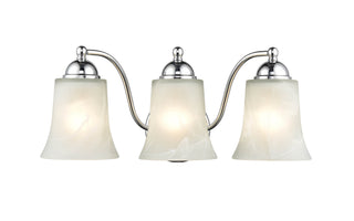 Abelia Three Light Vanity in Chrome