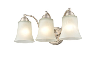 Abelia Three Light Vanity in Satin Nickel