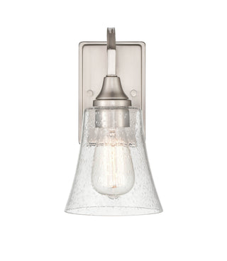 Caily One Light Wall Sconce in Brushed Nickel