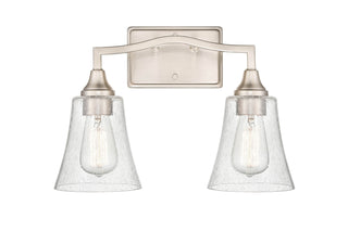 Caily Two Light Vanity in Brushed Nickel