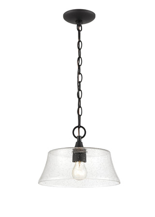 Caily One Light Pendant in Matte Black